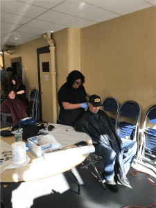 haircuts for homeless people at portland rescue mission