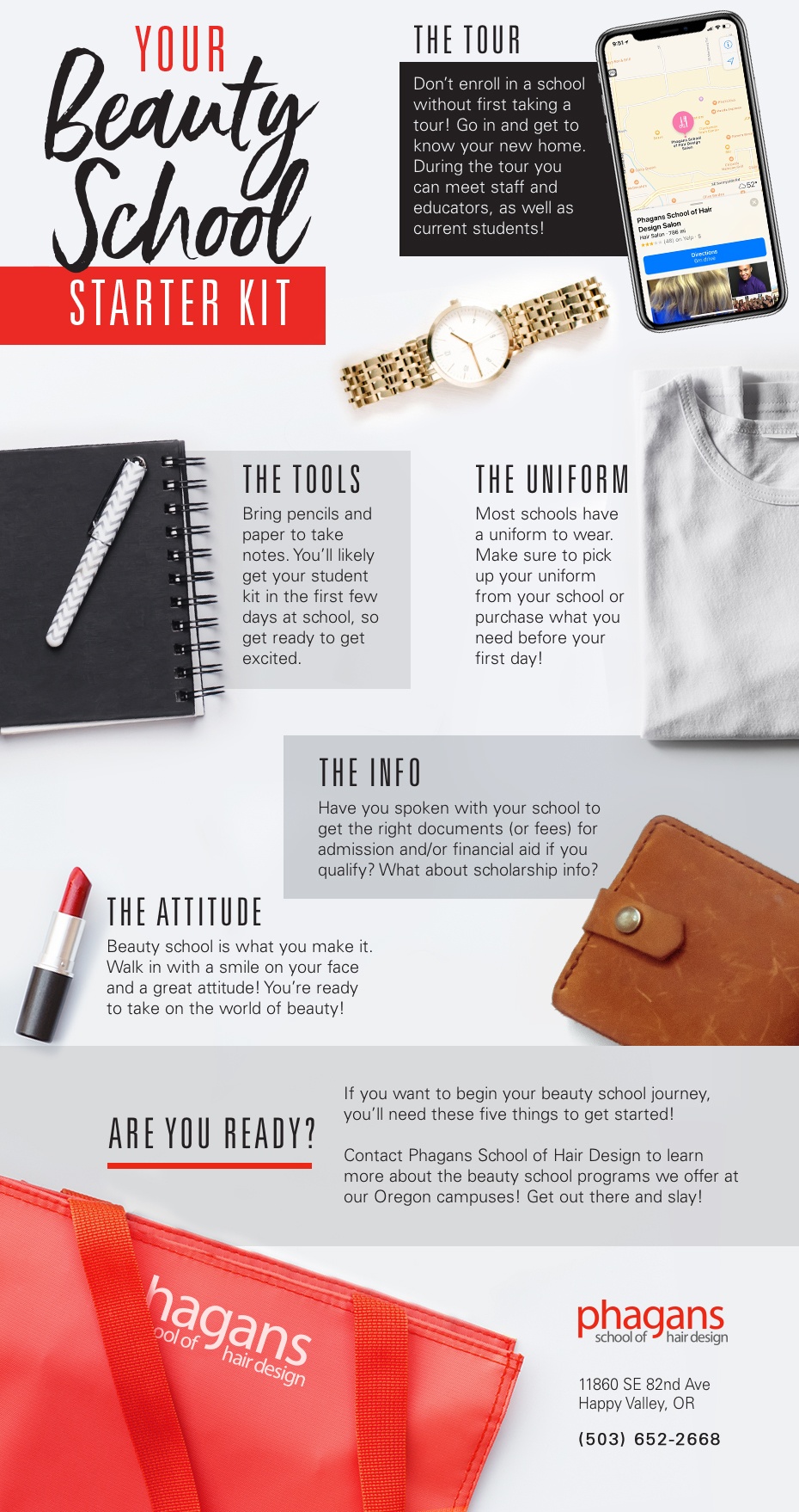 You Beauty School Starter Kit Infographic